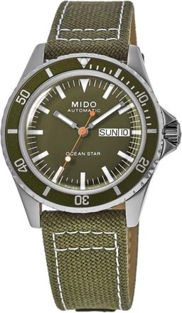 Mido Ocean Star Tribute Gradient Green Dial Fabric Strap Mens Watch M026.830.18.091.00