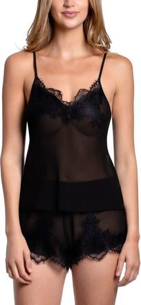 In Bloom by Jonquil Britney Cami and Shorts Pajama Set in Black at Nordstrom, Size X-Small