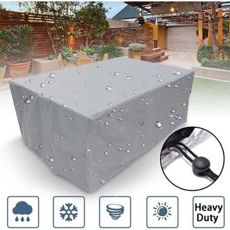OEM Funda Protectora Rectangular Para Muebles De Jard&iacute;n, Fabricada En Poli&eacute;ster, Impermeable, A Prueba De Polvo Y Resistente A Los Rayos Uv, Para Sillas O