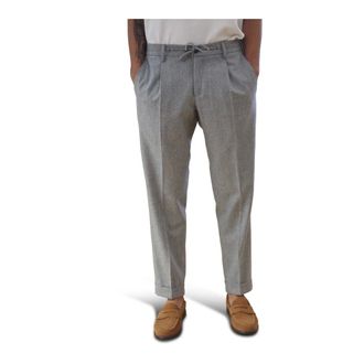 Barba Broeken, Heren, Grijs, 2Xl, Wol, Broeken