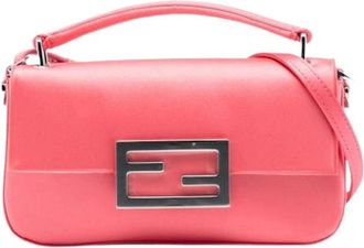 Fendi Pre-owned Handbags, female, Pink, Size: ONE SIZE Pre-owned Vintage Handbag
