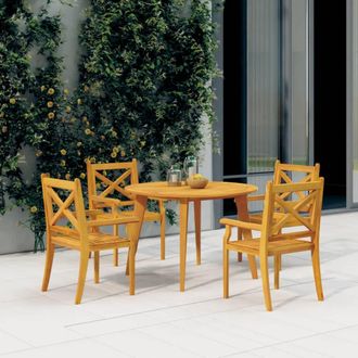 vidaXL Furniture Limited - Mesa De Jard&iacute;n Madera Maciza De Acacia