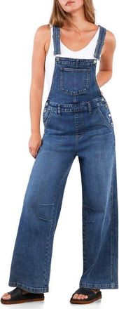 Wash Lab Denim Lucky Denim Overalls in Shark Blue at Nordstrom, Size X-Small