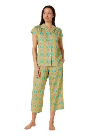 The Cats Pajamas Voile Capri Set in Selene at Nordstrom, Size X-Small
