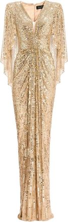 Jenny Packham Maxi-jurk - Goud