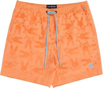 Psycho Bunny Costume da bagno Malta Hydrochromic - Arancione