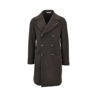 Tagliatore Carlo double-breasted wool coat Man 48