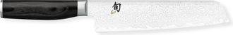 Kai Kai Shun Premier Tim M&auml;lzer Minamo Santoku 20,0 Cm Longitud De La Hoja - N&uacute;cleo De Acero Vg-max Con 32 Capas De Acero De Damasco, 61 (&plusmn;1) Hrc - Madera