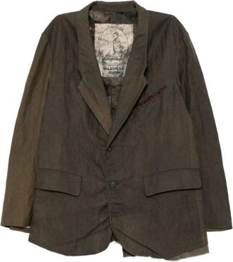 Ziggy Chen Blazer con effetto vissuto - Marrone