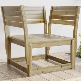 vidaXL Silla De Jard&iacute;n Madera Impregnada De Pino Vidaxl