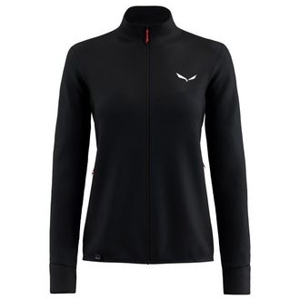 Salewa Puez Waffle Hybrid PL Jacket Fleecejacke f&uuml;r Damen | schwarz