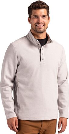 Cutter & Buck Hunts Point Eco Textured Fleece Recycled Mens Snap Pullover