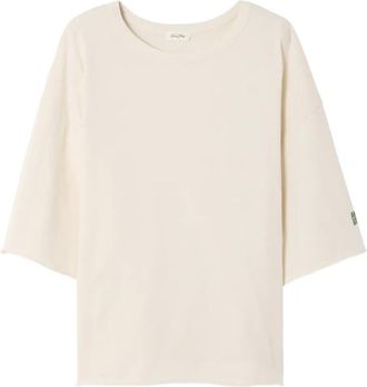 American Vintage T-shirt girocollo a maniche corte - Toni neutri