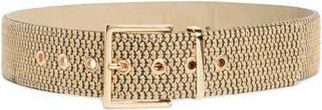 Steve Madden Wide Straw Belt in Black at Nordstrom Rack, Size X-Large