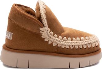 Mou Eskimo bounce boots - women - Suede - 41 - Brown