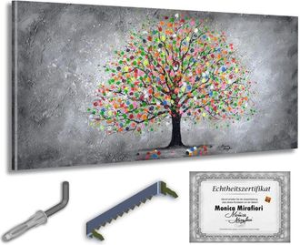 OEM Monica Mirafiori 100 % Pintado A Mano Cuadro &Aacute;rbol Espiritual 140 X 70 Cm Pintura Pintada A Mano Pintura Acr&iacute;lica Pintura Acr&iacute;lica De Gran Tama&ntilde;o Arte