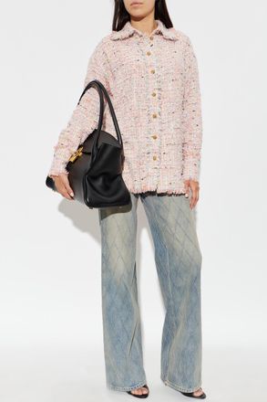 Balmain Jeans With vintage Effect, Womens, Blue