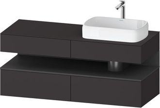 Duravit Qatego Consola Mueble Bajo Lavabo, 2 Extensiones, 2 - Duravit
