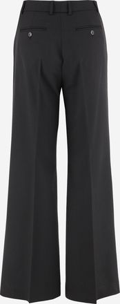 Ql2 Quelledue Womens Pants Wool And Lyocell Black Trousers