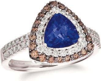 Le Vian Ladies Blueberry Tanzanite Rings set in 14K Vanilla Gold
