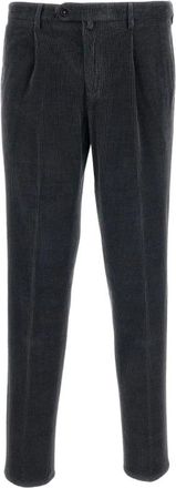 BRIGLIA 1949 Broeken, Heren, Grijs, M, Katoen, Slim-fit Broeken