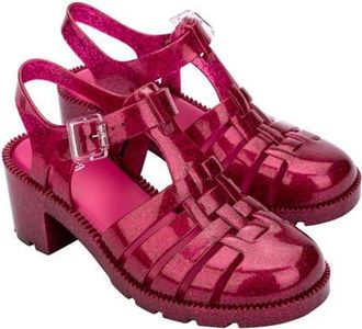 Melissa Posession Ankle Strap Fisherman Sandal in Glitter Pink at Nordstrom, Size 6