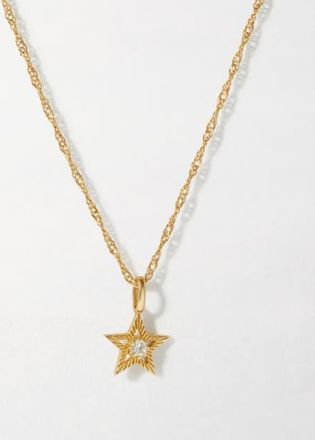 Edge of Ember Star Diamond Pendant Necklace at Nordstrom, Size 18