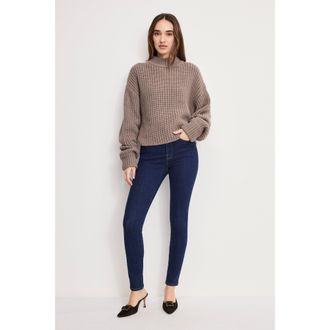 Good American Womens Good Legs Skinny Jeans | Extra Stretch, Flat Tummy Tech, Gap-Proof Waistband | Indigo, 3 Size 00 | Good American by Khlo