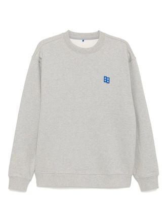 Ader Error Trs tag sweatshirt - men - Cotton - L - Grey