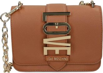 Love Moschino Borsa a spalla color oro - Marrone