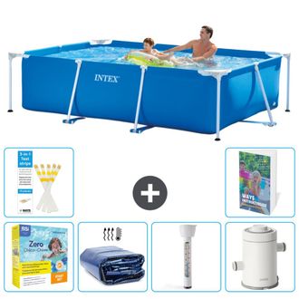 Intex Piscina Con Estructura Rectangular - 260x160x65 Cm - 7-piezas S10