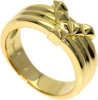 Saint Laurent Yellow Gold (18K) Band Ring (Pre-Owned)