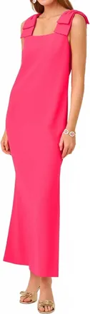Lilly Pulitzer Bernice Maxi Dress In Lipstick Pink