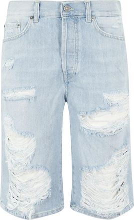 Dondup Casual Denim Shorts - Dames - Denim shorts - Blauw - W25 - Denim - Korte Broeken