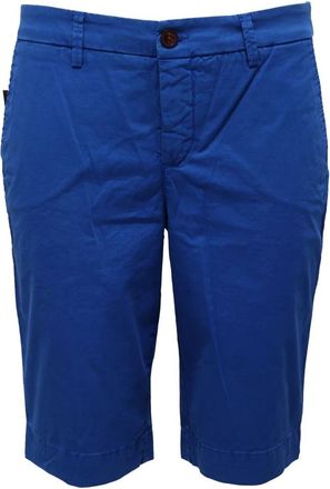 Fay Ntw 8328492R Bermuda Pantalone Corto e Dyed Short - Dames - Korte Broeken - Blauw - W28 - Korte Broeken