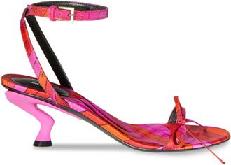 Pucci Sandali con stampa Iris 55mm - Rosso