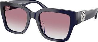 Tory Burch TY7228U 20678G Womens Sunglasses Blue Size 52