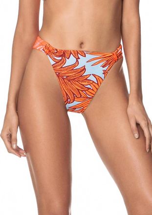 Maaji Kindness Dakota High Rise Bikini Bottom In Orange