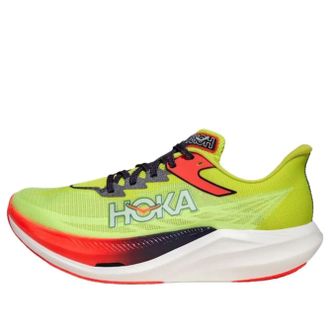 Hoka One One Rocket X 3 Neon Yu Squid Ink 1168724-NZS