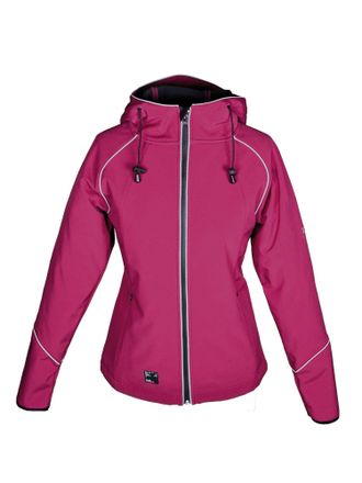Deproc Softshelljacke DEPROC ACTIVE SILVER PEAK WOMEN, Damen, Gr. 34 (XS), pink, 96% Polyester; 4% Elasthan, mit innenliegendem Gummizug, Jacken Softshelljac
