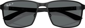 Ray-Ban Rb 3721 Zonnebril - unisex - Zonnebrillen - Zwart - 59 MM - Accessoires