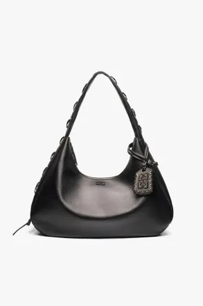 Ganni Black XXL Hobo Bag