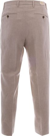 BRIGLIA 1949 Mens Trousers Portobello Beige Linen