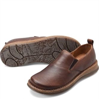 Born Mens Bryson Slip On In Dark Brown