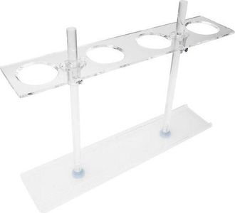 OEM Soporte De Embudo De Plexigl&aacute;s, Con Altura Regulable Y 4 Orificios, Accesorio De Laboratorio Duradero