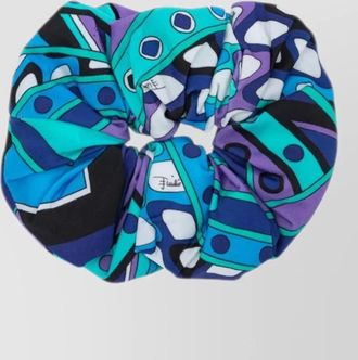 Pucci vivara hair scrunchie zip opening detail