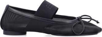 Maison Margiela Anatomic Numeric Ballerinas - Dames - Ballerinas - Zwart - 38 EU - Katoen - Schoenen