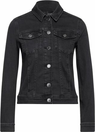 Street One Dames, Jassen, Zwart, Maat: XS Denim