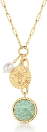 Thatch Paradiso Necklace in Amazonite at Nordstrom