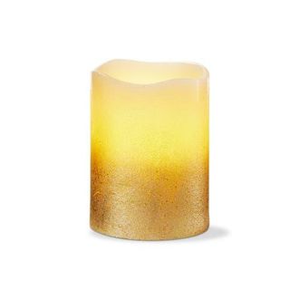 Tag Shimmery Gold LED Flameless Pillar Candle Perfect for Everyday at Nordstrom